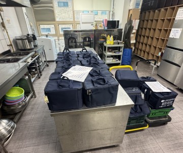 결식아동 도시락전달 봉사